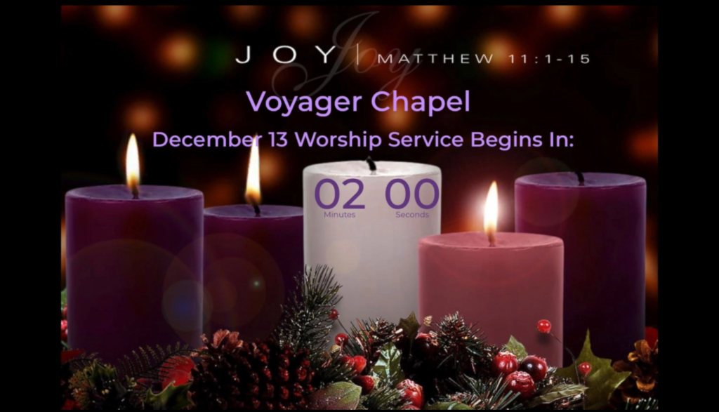 Voyager Chapel – December 13, 2020