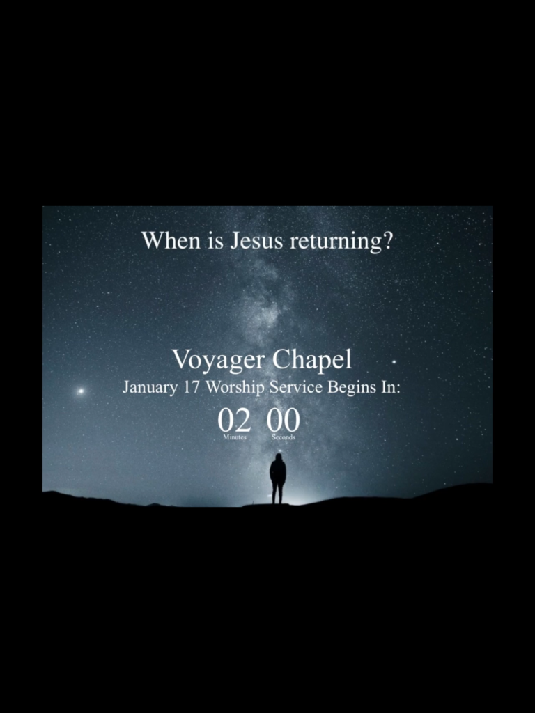 Voyager Chapel – January 17, 2020