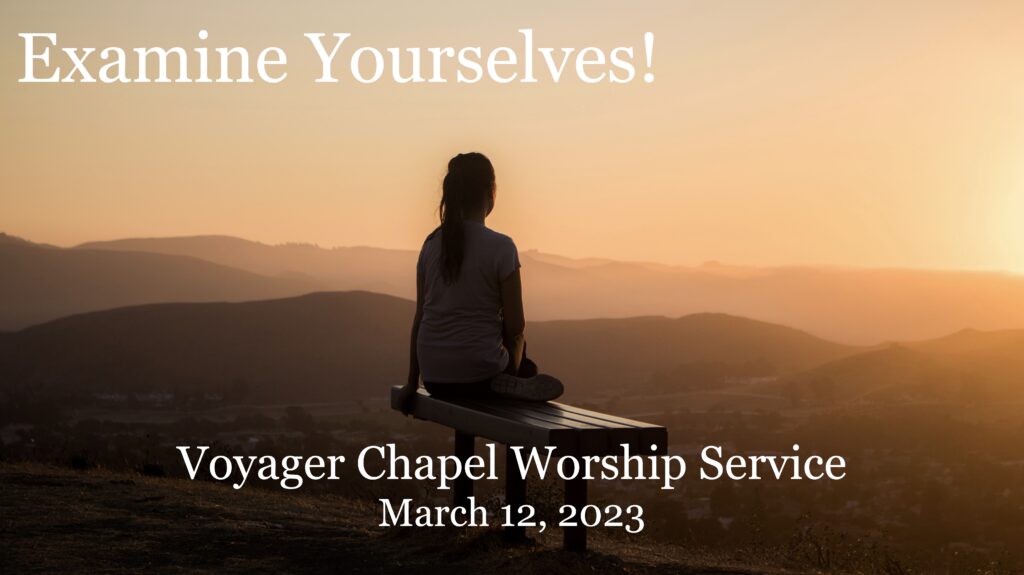 Voyager Chapel – March 12, 2023