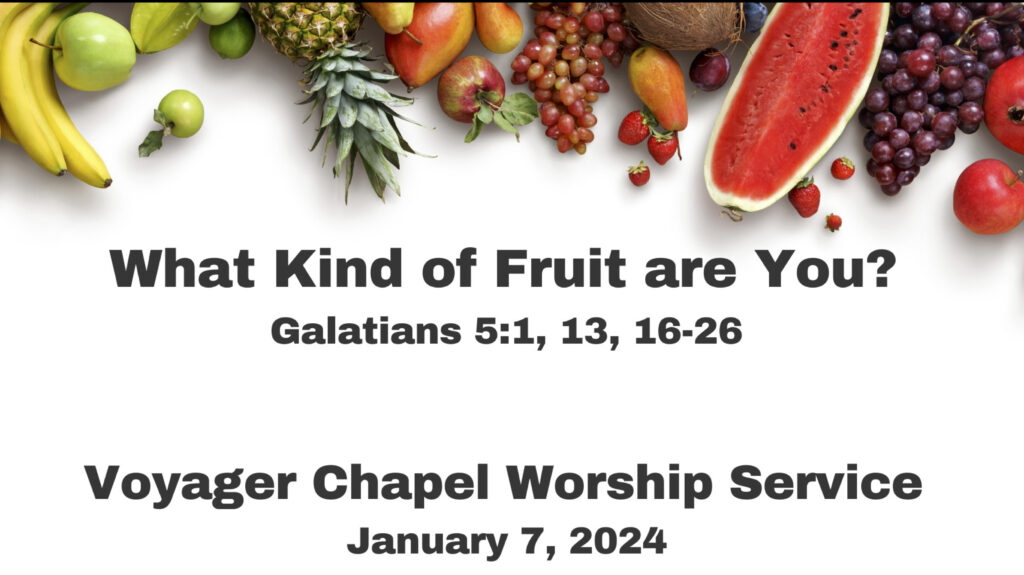 Voyager Chapel – January 7, 2024