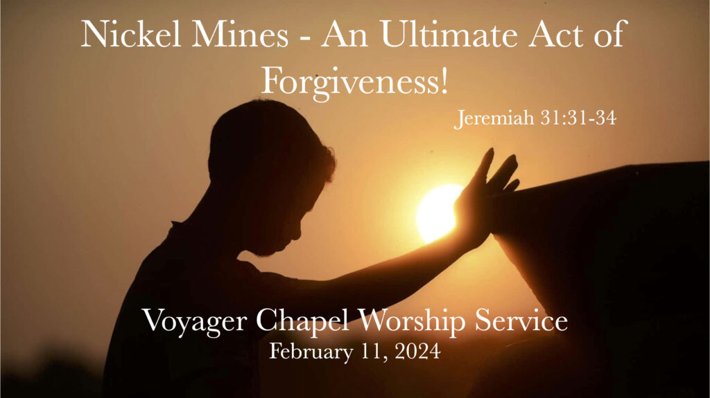 Voyager Chapel – February 11, 2024